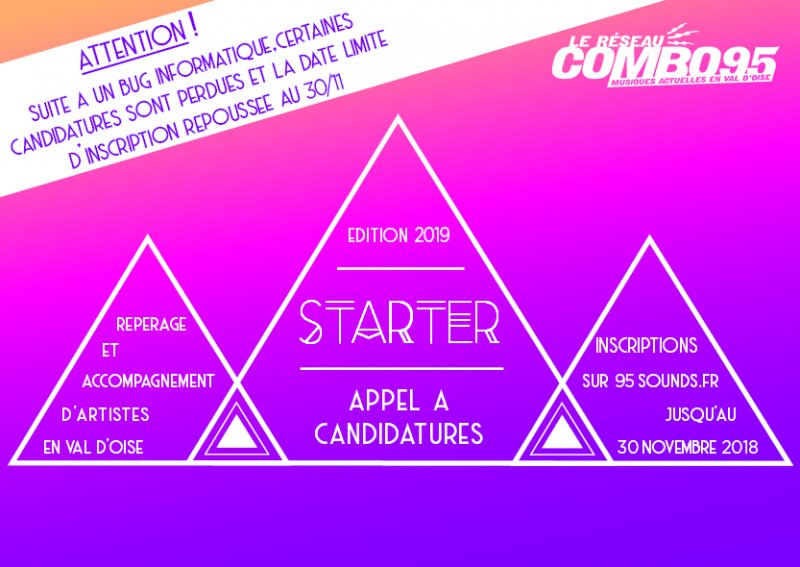 [Appel à candidatures] Postulez à l'édition 2019 du dispositif STARTER !